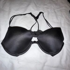 Victoria secret front clasp bra Racer back black 38C